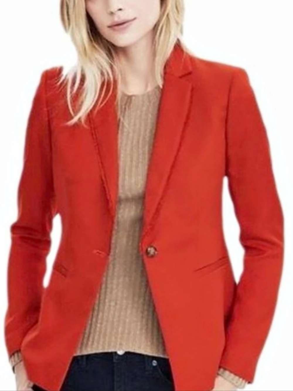 Blood Orange Blazer Like New.